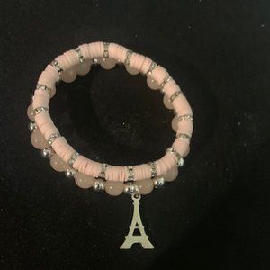 Grace Bracelet | Pink & Silver Stainless Steel